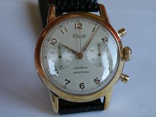 ELVIA-CRONO MANUALE-PULSANTI A SPILLO-FONDO A VITE-VENUS 188-OVERSIZE (37 MM)