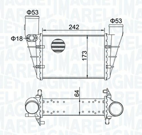 Intercooler per passat - intercooler, passat-a6