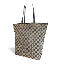 GUCCI Tote bag GG tela pelle