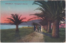 VENTIMIGLIA - IMPERIA - PASSEGGIATA G. OBERDAN - VIAGG. -34201-