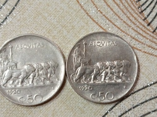 Coppia centesimi leoni - centesimi,