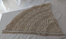 Tovaglia  Centrotavola cm 140 All' Uncinetto ANTICA Anni 80 NUOVA FATTA A MANO