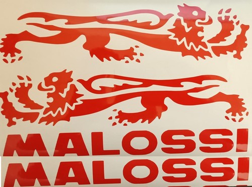 Kit adesivi malossi 30cm rosso - kit,