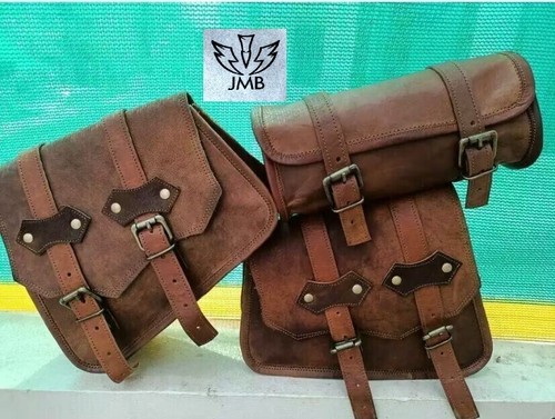 Sella moto pelle borsa - pelle, 3