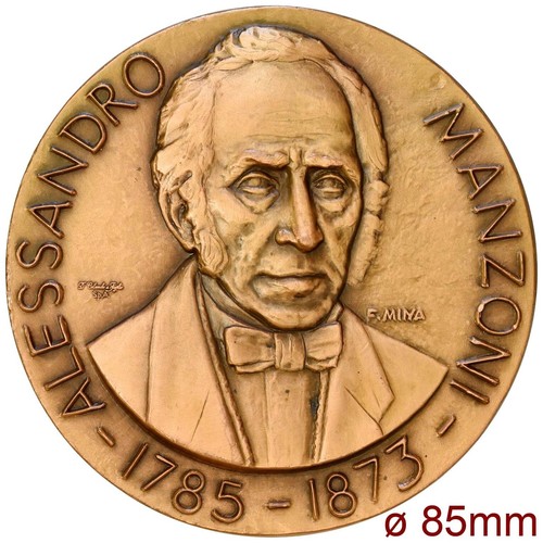Medaglia alessandro manzoni - medaglia,