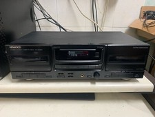 Kenwood KX-W4060 Stereo Doppia Cassette Deck Registratore a Cassetta Vintage