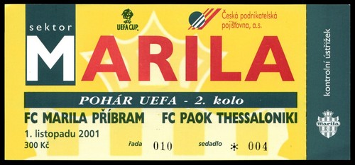 Biglietto 2001 marila - biglietto, pribram