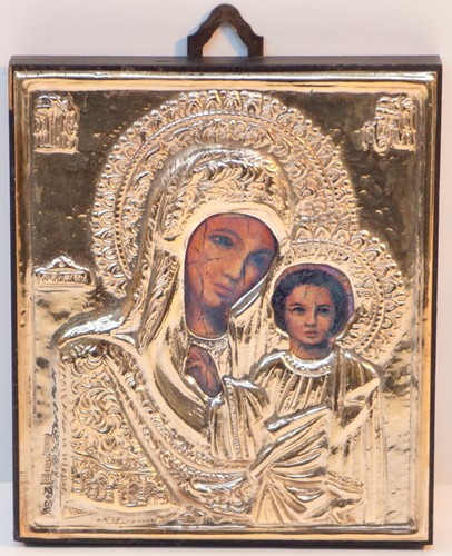 Icona argento 925 madonna - in, 925,