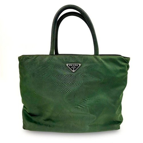 Borsa donna prada verde nylon - prada,