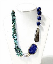 Collana in argento 925, opale