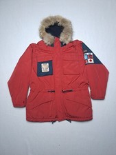 Napapijri Geographic Voyage Giacca Uomo Multitasche con zip Tg L Rosso