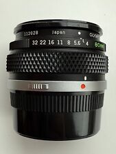 Olympus Zuiko OM System 80 mm F4 obiettivo macro automatico 1:1 per estensori e soffietti OM