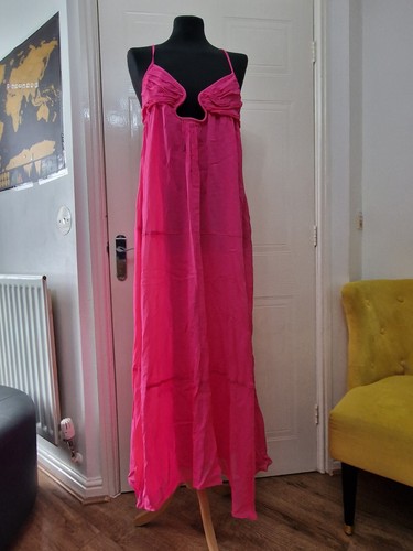 Abito lungo zara rosa caldo - lungo,