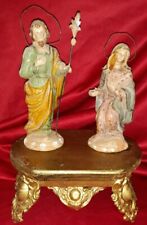 STATUA PRESEPE MADONNA SAN GIUSEPPE SCULTURA TERRACOTTA LATERZA STATUINA 