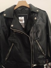 Giacchetto donna ecopelle nero - giacchetto,