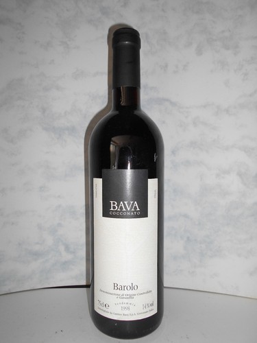 1998 bava barolo docg - barolo,
