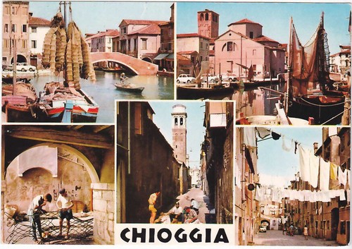 Chioggia venezia vedutine - -,