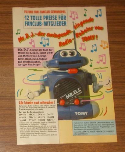 Rara pubblicità tomy robots - tomy,