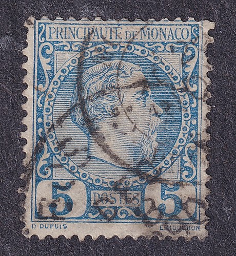 Monaco 1885 scott 5 - 1885,, cent