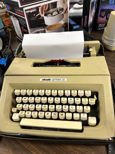 Olivetti lettera portable - lettera, 25