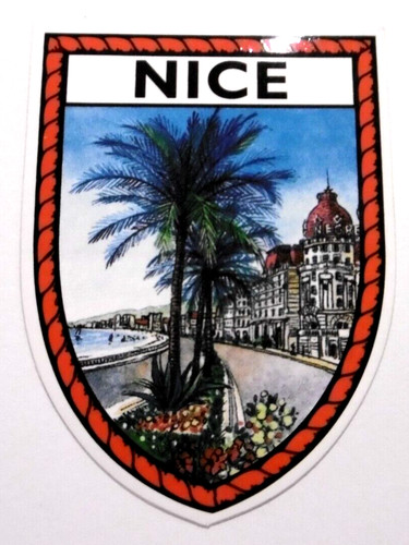 Adesivo souvenir nice nizza - nice,