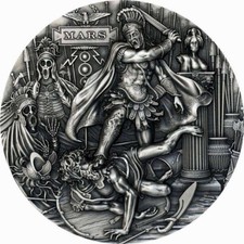 Moneta d'argento 2 once MARS