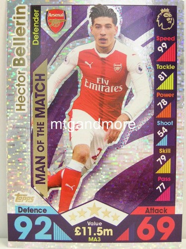 Match attax 2016 premier - match, 2016/17