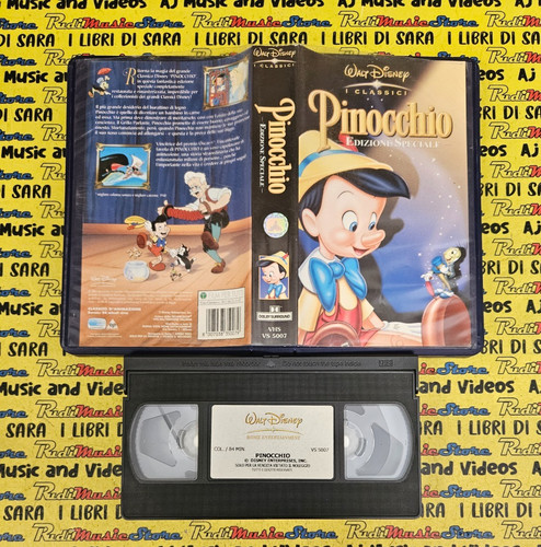 Vhs film pinocchio - vhs,