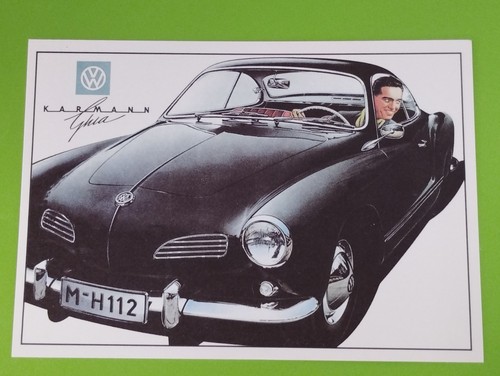 Cartolina epoca karmann - d'epoca,