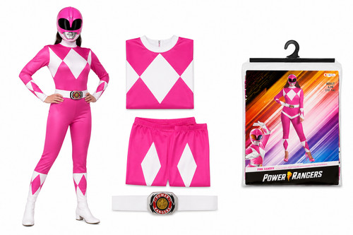Costume ranger rosa - costume,