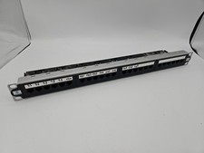 NETLEO CAT 5E 24 PORTE CASSETTO ARMADIO RACK 1 DIN UNITA' NERO COME NUOVO