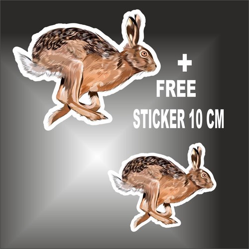 Adesivo sticker lepre lièvre - sticker,