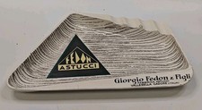 ASTUCCI GIORGIO FEDON POSACENERE PUBBLICITARIO CERAMICA  Vallesella Cadore #43