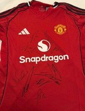 Maglia Manchester United multi firmata 25/26 Home (prova video)