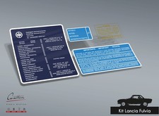Kit adesivi lancia fulvia - kit,