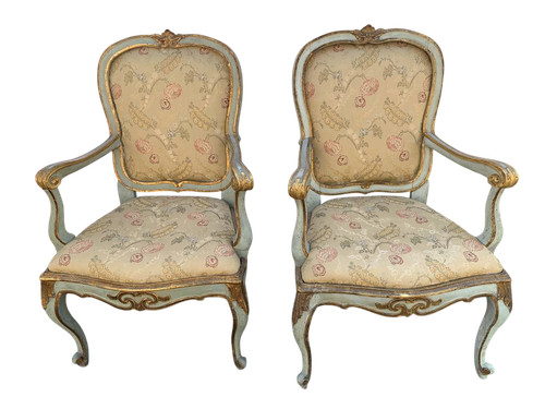 Coppia antiche poltrone - di,