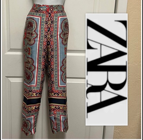 Pantalone donna zara paisley - zara,