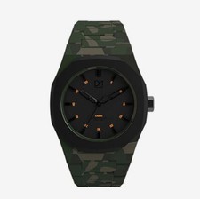 Orologio D1 Milano linea Camo camouflage verde con ghiera ottagonale - CA01