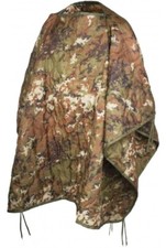 PONCHO Liner termico imbottito 150x200cm mimetico vegetato