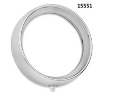 Ghiera cromata faro anteriore CUSTOM CHROME -- 15551