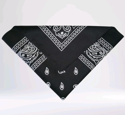 Bandana nera streetwear - , cotone