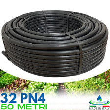 TUBO IRRIGAZIONE DA GIARDINO IN POLIETILENE 32 mm PN4 GIARDINAGGIO ORTO 50 mt