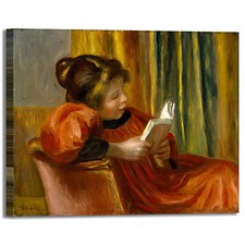 Renoir ragazza che - , legge