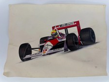 Ayrton Senna McLaren Print