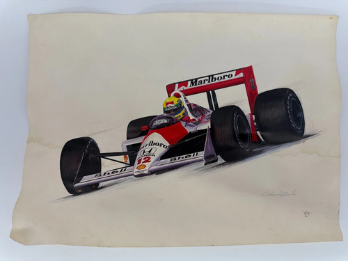 Stampa ayrton senna mclaren - stampa,