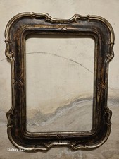 Cornice A Vassoio, legno intagliato Argento Meccato, 1900, 70x55 Cm