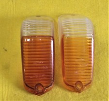 COPPIA DI PLASTICHE ANTERIORI BICOLORI OPEL OLYMPIA REKORD P1 HELLA K2746 A 2297