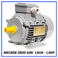 motore elettrico asincrono trifase 2800 giri per compressore mec80b 2 poli 230V
