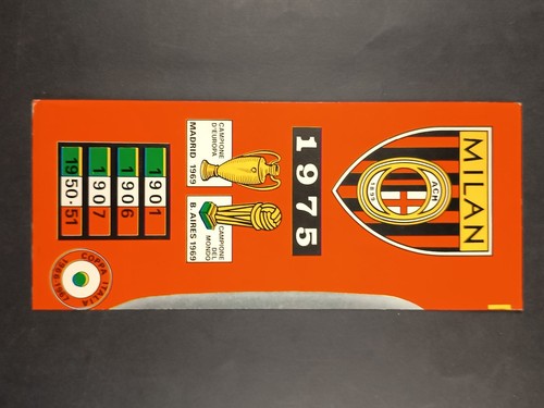 Cartoncino milan 1975 - 1975, con