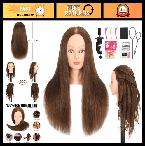 Testa manichino realistica con - manichino,